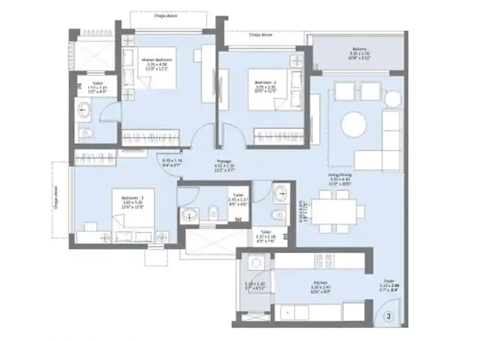 3 BHK